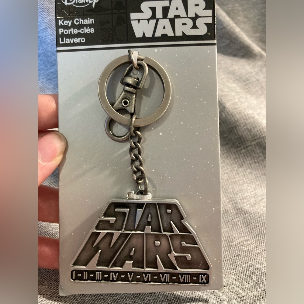 NWT Disney Star Wars Logo Crawl Keychain